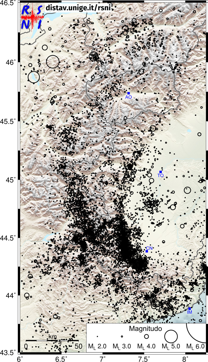 mappa-sismicità-strumentale-Alpi-occidentali