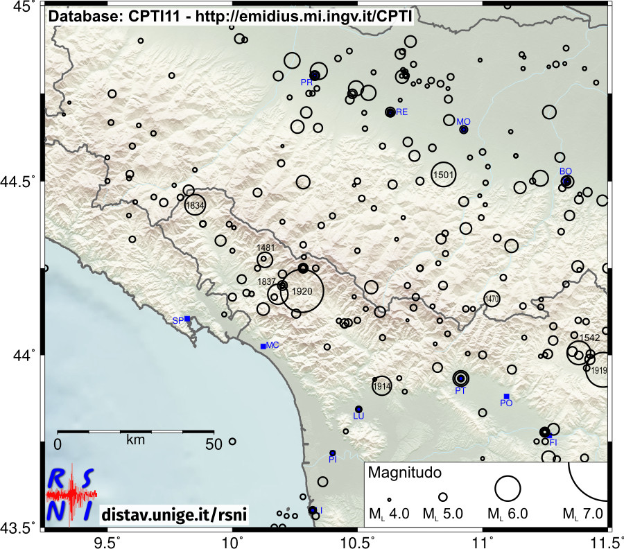 mappa-sismicità-storica-Appennino-settentrionale